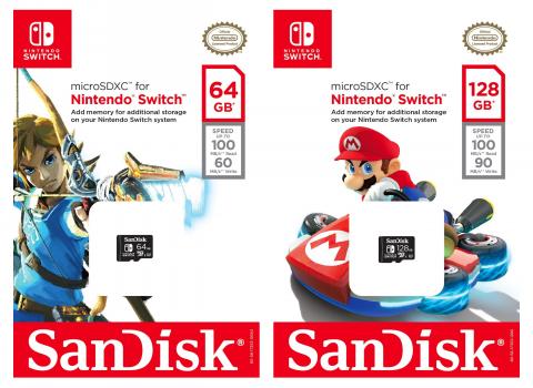 Nintendo annonce des cartes MicroSD pour sa Switch