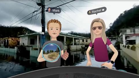 Mark Zuckerberg visite Porto Rico en VR